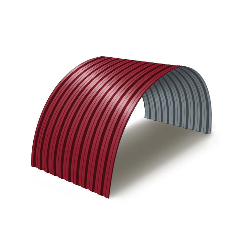 Промышленный объект с арочным профлистом С21ПГ